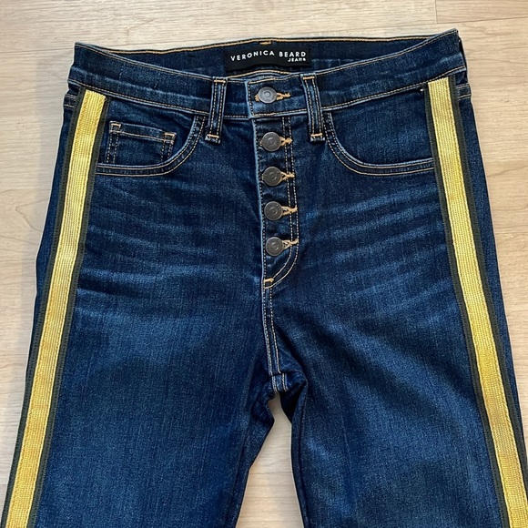 Veronica Beard Kick Out Boot Cut Jeans Dark Wash Women’s 26 - Picture 6 of 13